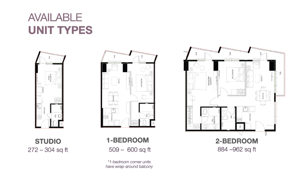 Crown - Residences Unit Types