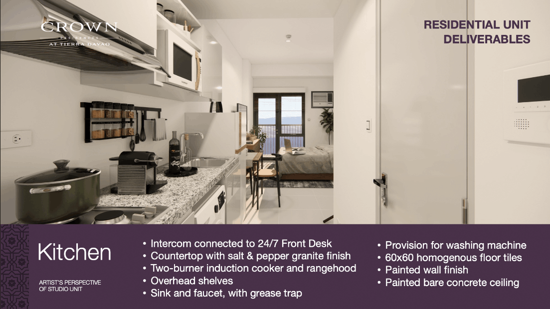 Artist's Perspective of Tower 2 Studio Unit