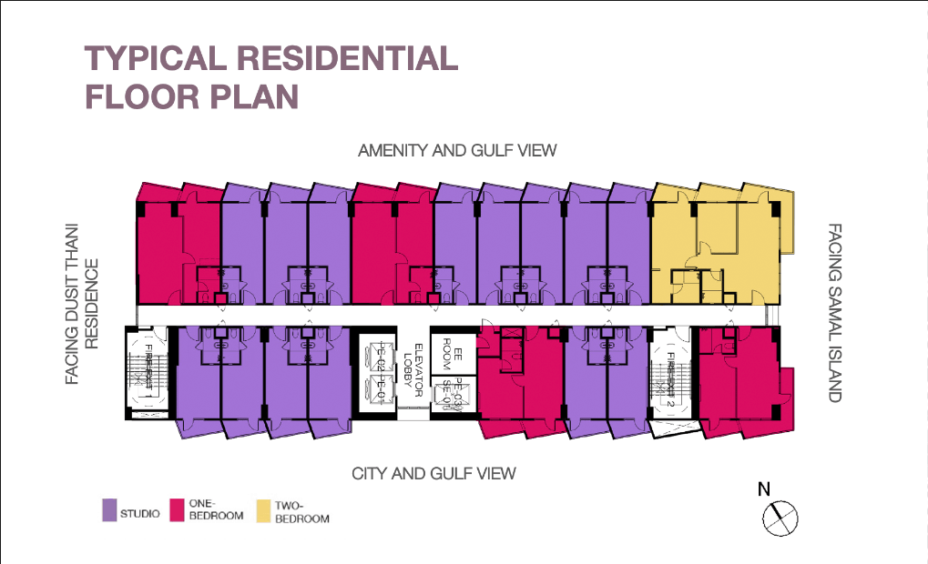 Crown Residences - Typical Floor Plan